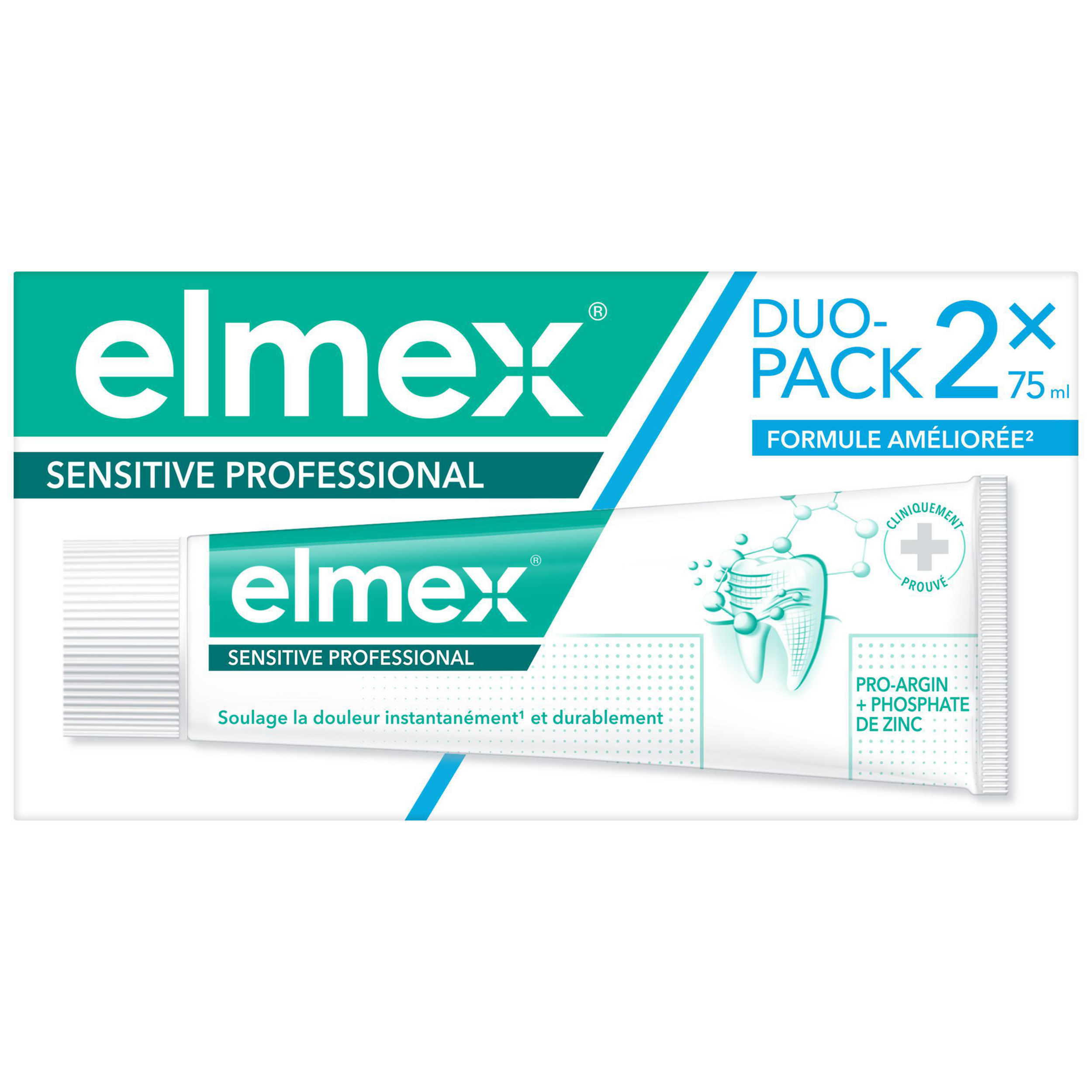 image Dentifrice Elmex® Sensitive Professional (6 produits)